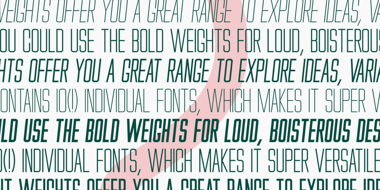 Example font Limitless #6